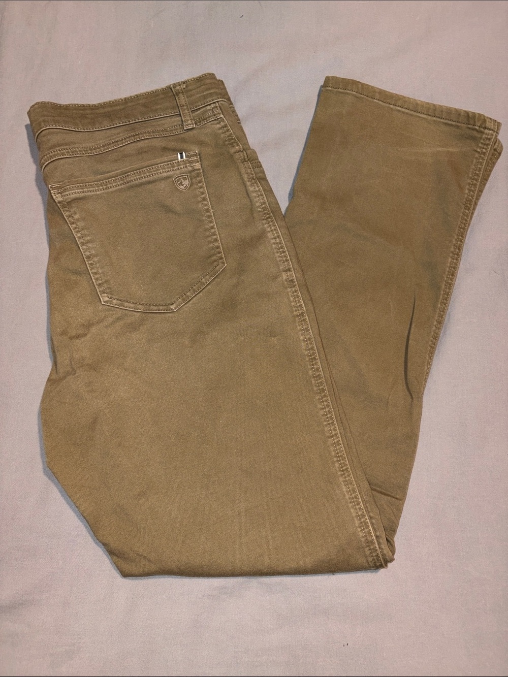 Women’s Kuhl Straight Jean / Trouser in Olive SZ 12 Reg